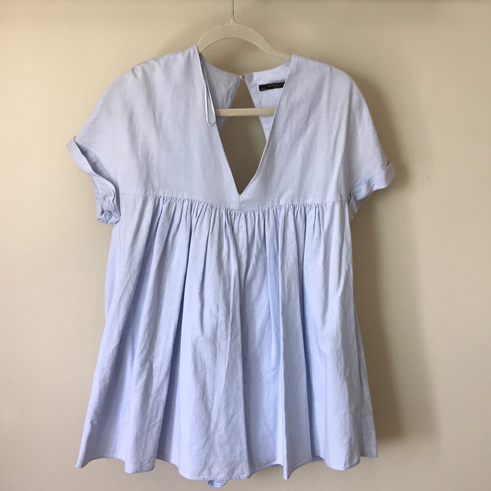 Light blue summer romper
